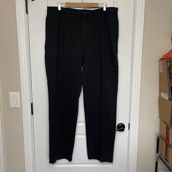 Polo Ralph Lauren Classic Fit Pleated Pants Men's Size 38 X 34 100% Cotton Black - Picture 2 of 13